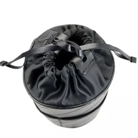 YSL Yves Saint Laurent Cosmetic Beaute Makeup Brush Kit Holder & Set of 3